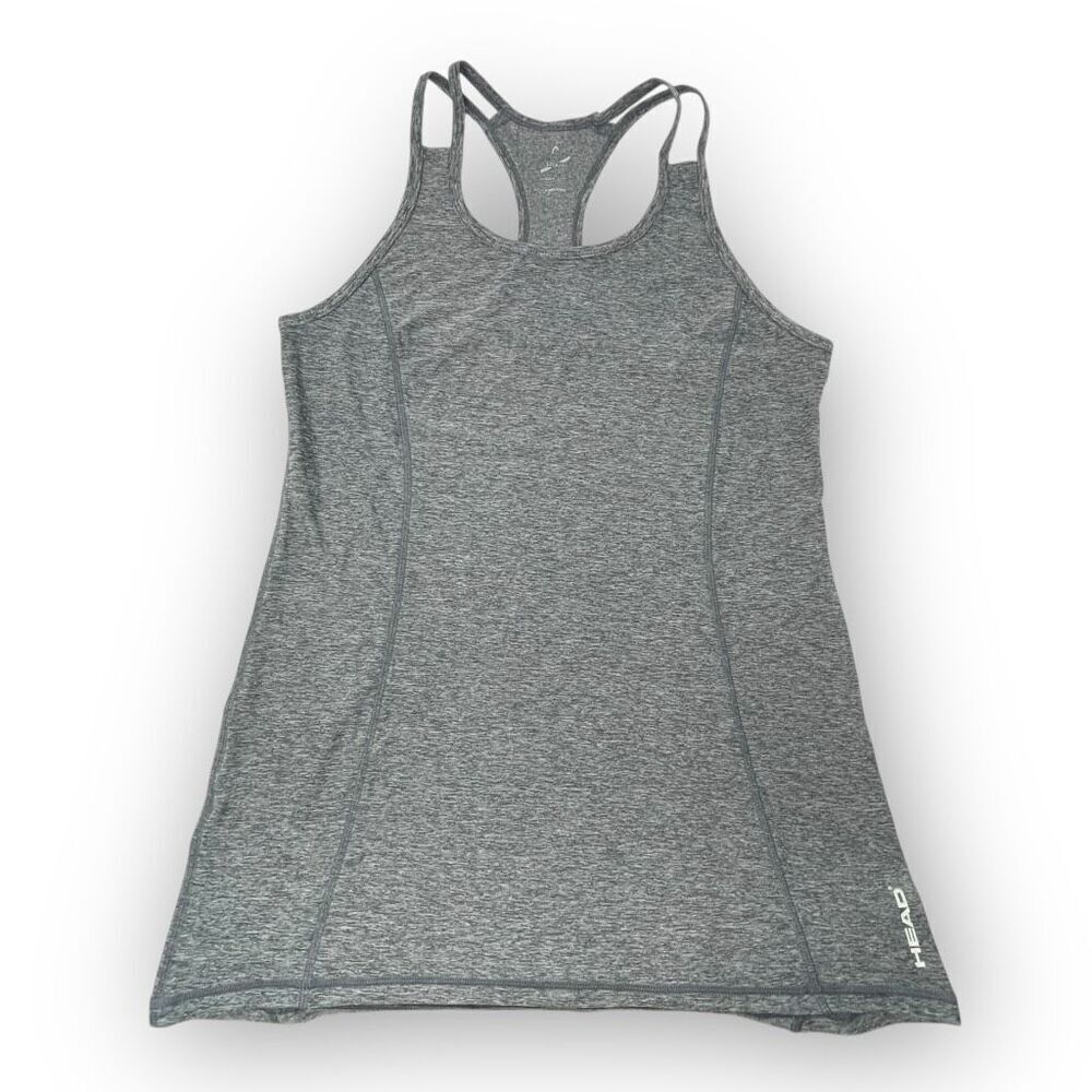 Head Racerback Gray Grey Athletic Wear Tank Top Shirt Women’s Size Small